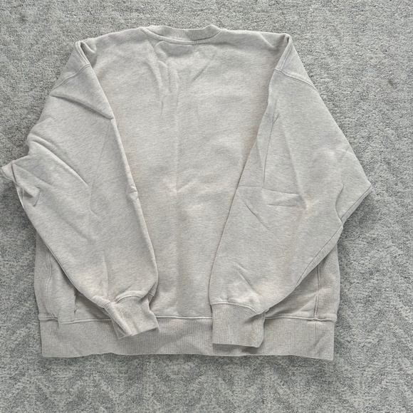 TNA Artitzia Cozy Fleece Boyfriend Fit Perfect Crew Sweatshirt Size L - Picture 4 of 5